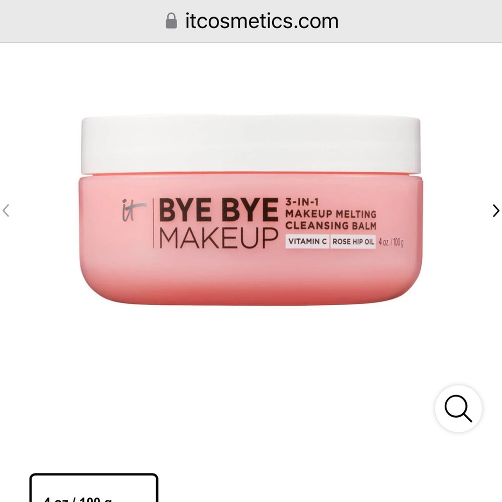 Bye bye makeup cleansing balm. New unused.